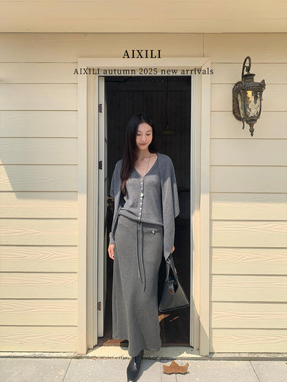 KZ055-Casual versatile simple commuting jeans (with belt)
