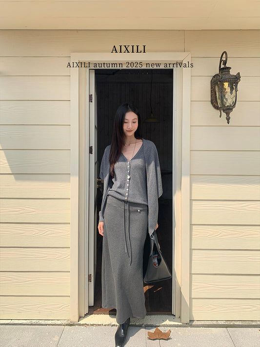 KZ055-Casual versatile simple commuting jeans (with belt)