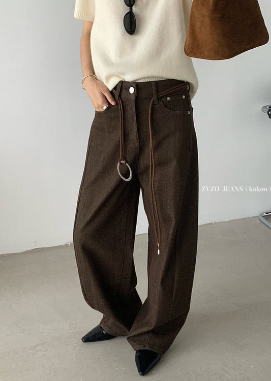 z AIXILI-about high-end versatile drawstring slim skirt temperament commuter long skirt skirt 15323